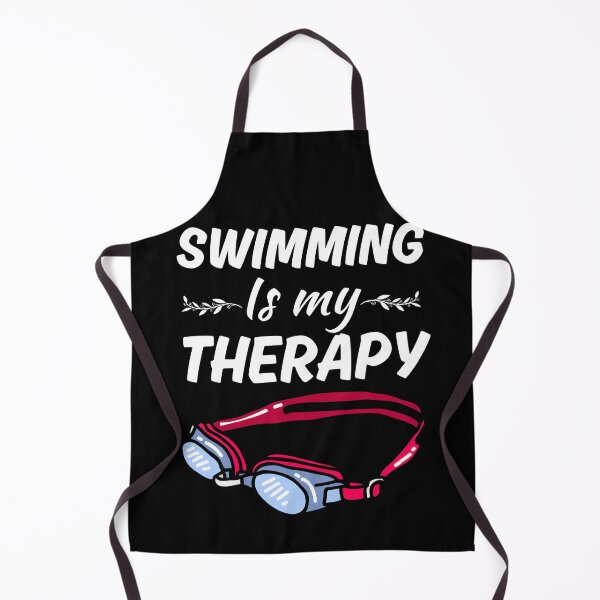 Item preview, Swimming is my therapy, swim sport love, pool swimming lovers saying designed and sold by NBSStore.