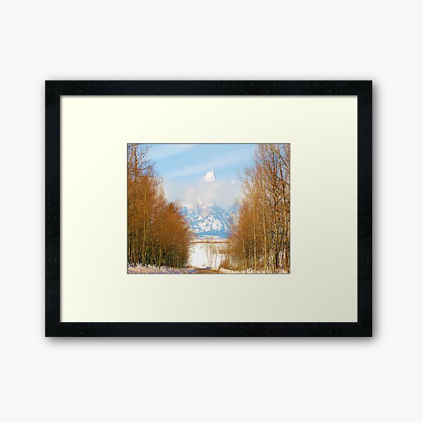 Peak of Winter Framed Art Print