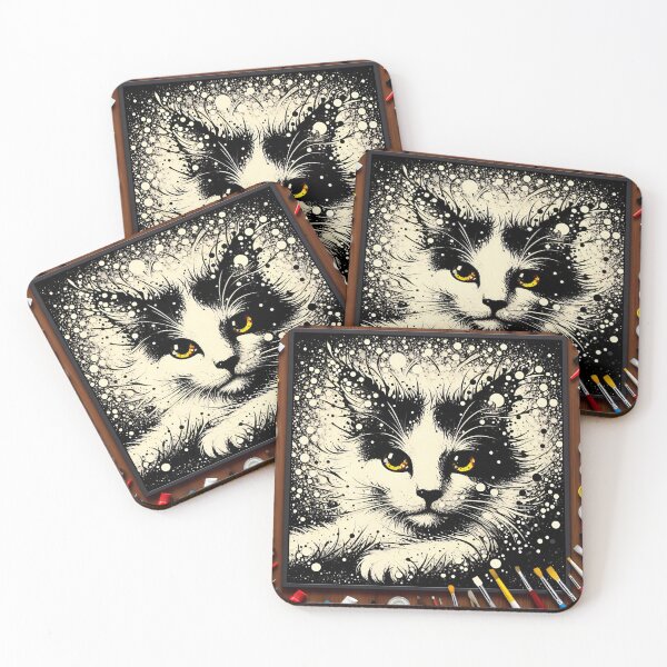 Item preview, Abstract Whisker Elegance designed and sold by BastKittyStore.