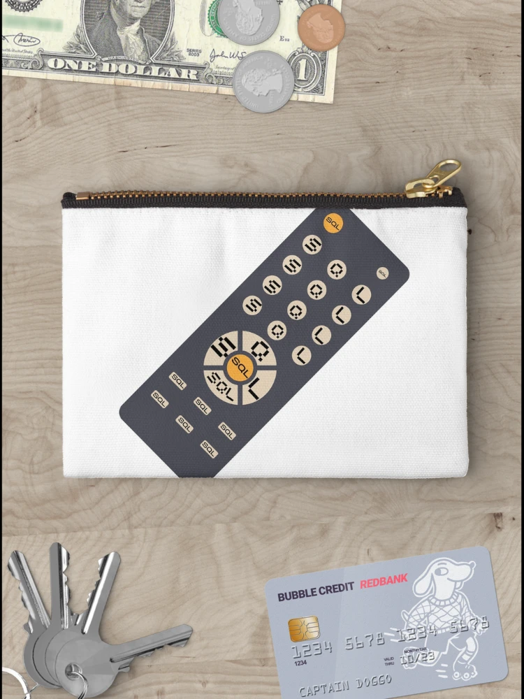 Thumbnail 3 of 4, Zipper Pouch, SQL sequence language programming designed and sold by Britishdelights.