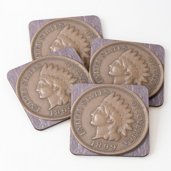 Item preview, 1889 Indian Cent Choice VF, One Penny designed and sold by coinsxcrochet.