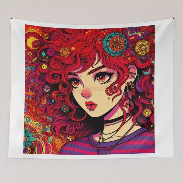 Item preview, Muchacha rizada designed and sold by Donnis.