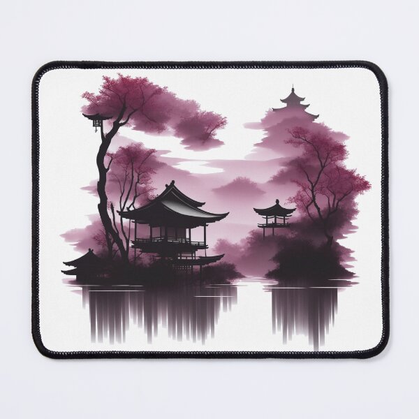 Item preview, Japanese landscape by the lake designed and sold by HA-Design-Kunst.