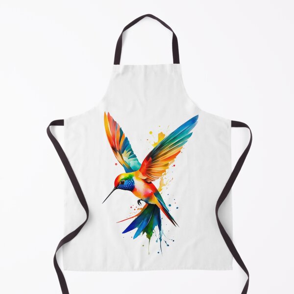 Artikelvorschau, Bunter Aquarell-Regenbogen-fliegender Kolibri entworfen und verkauft von anyasevchenko.