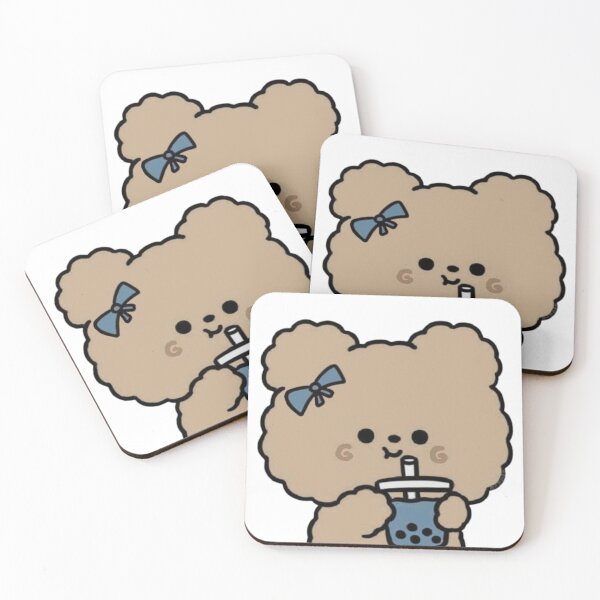 Item preview, We bare Bears Cute bear with bubble tea designed and sold by Blazed Vibes.