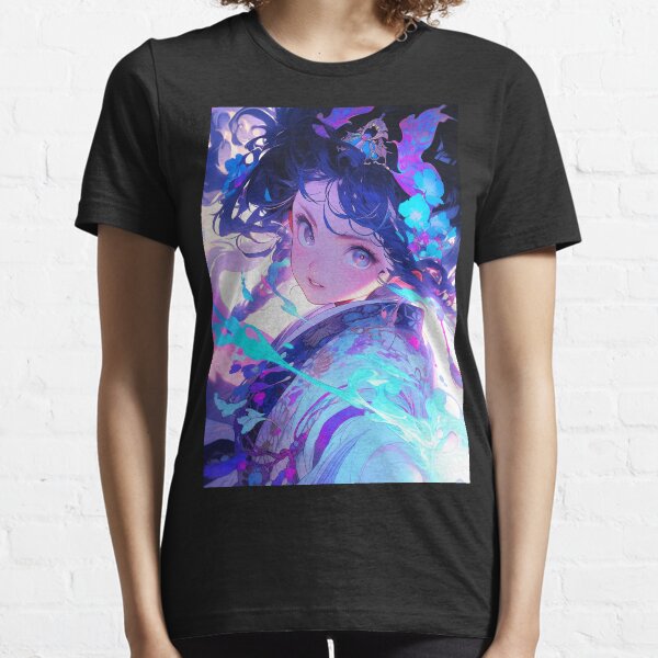 Vista previa del artículo con la obra «Chica maga anime», diseñado y vendido por iWallGlow.
