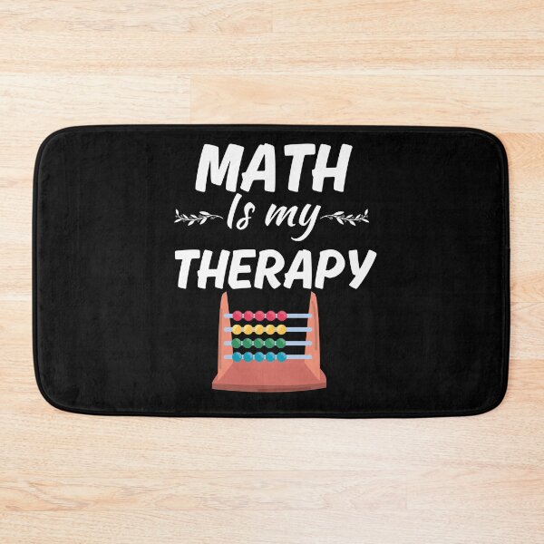 Item preview, Math is my therapy, funny mathematics life saying or quote designed and sold by NBSStore.