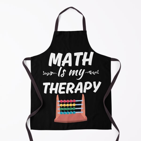 Item preview, Math is my therapy, funny mathematics life saying or quote designed and sold by NBSStore.