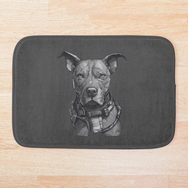 Item preview, Pitbull Dog Veteran Black Gray designed and sold by Aquillashop.