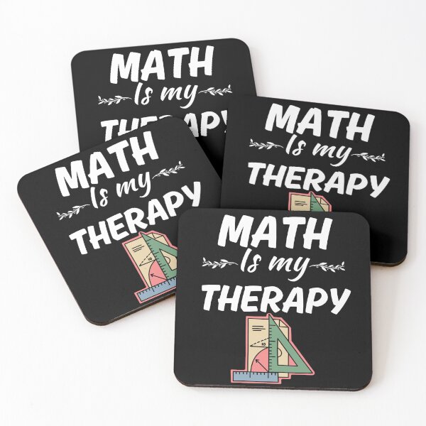 Item preview, Math is my therapy, funny mathematics life saying or quote designed and sold by NBSStore.