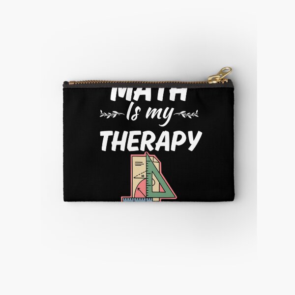 Item preview, Math is my therapy, funny mathematics life saying or quote designed and sold by NBSStore.