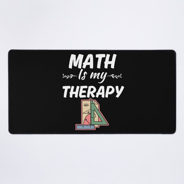 Item preview, Math is my therapy, funny mathematics life saying or quote designed and sold by NBSStore.