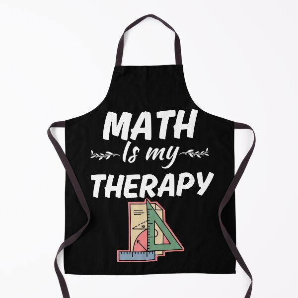 Item preview, Math is my therapy, funny mathematics life saying or quote designed and sold by NBSStore.