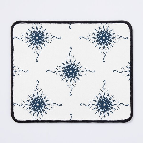 Item preview, Dark Blue Stars and Ribbons on White Co-ordinate designed and sold by KathyLav.