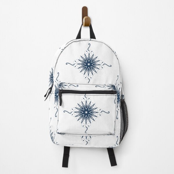 Item preview, Dark Blue Stars and Ribbons on White Co-ordinate designed and sold by KathyLav.