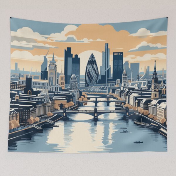 Item preview, London skyline sunrise designed and sold by BAMM-Designs.