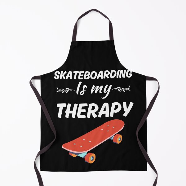 Item preview, Skateboarding is my therapy, funny skateboard rider enthusiast and fan saying or quote designed and sold by NBSStore.