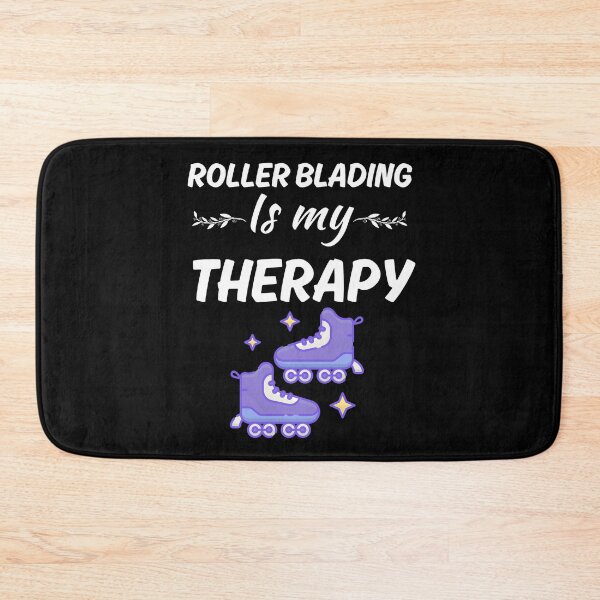 Item preview, Rollerblading is my therapy, or inline skating hobby lover designed and sold by NBSStore.