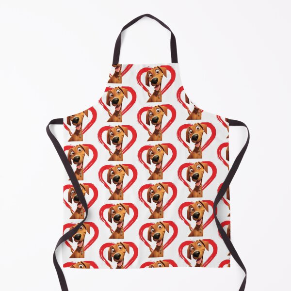Item preview, Rhodesian Ridgeback Cartoon in Love Heart swoosh  designed and sold by For Dog Sake!®.