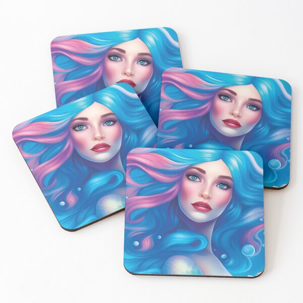 Item preview, Dreamy Siren Underwater Fantasy Portrait designed and sold by FriskyLemur.