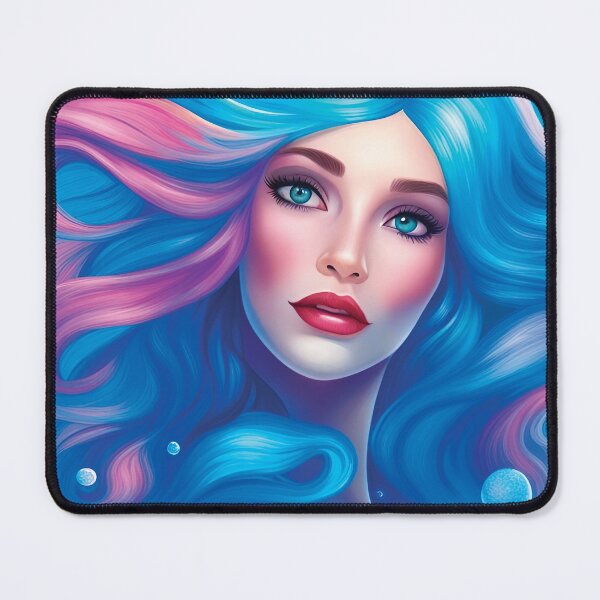 Item preview, Dreamy Siren Underwater Fantasy Portrait designed and sold by FriskyLemur.
