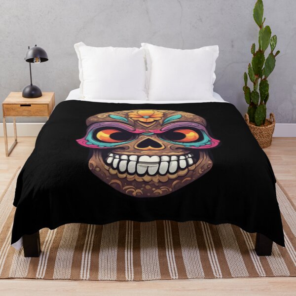 Item preview, Psychedelic Sugar Skull, Calavera, Crossed Eyed designed and sold by Burn-Ego.