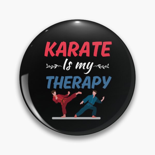Artikelvorschau, Karate ist meine Therapie, Karate-Sport oder Hobby-Kämpfer oder Fan, Karate-Kick-Grafik entworfen und verkauft von NBSStore.