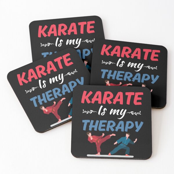 Item preview, Karate is my therapy, karate sport or hobby fighter or fan, karate kick graphic designed and sold by NBSStore.