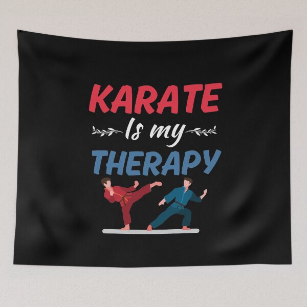Item preview, Karate is my therapy, karate sport or hobby fighter or fan, karate kick graphic designed and sold by NBSStore.