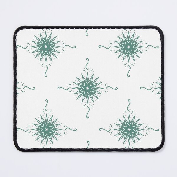 Item preview, Green Stars and Ribbons on White Co-ordinate designed and sold by KathyLav.