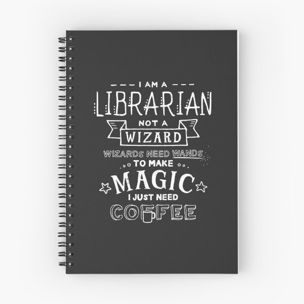 Item preview, Librarian Wizard Coffee Clever Funny designed and sold by Eurokollektiv.