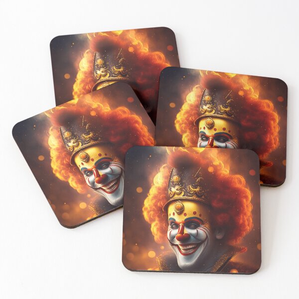 Item preview, Laugh at yourself too - Clown in fire designed and sold by BubblyDelight.
