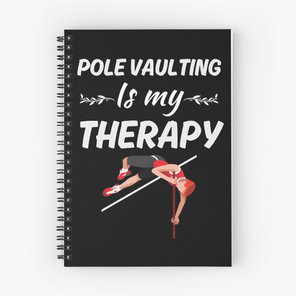 Item preview, Pole vaulting is my therapy, pole vault sport jumping saying designed and sold by NBSStore.