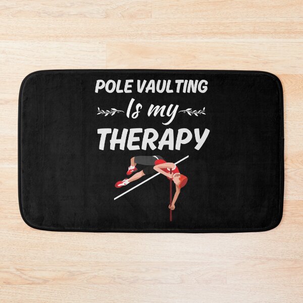 Item preview, Pole vaulting is my therapy, pole vault sport jumping saying designed and sold by NBSStore.