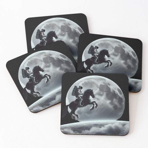 Item preview, Lunar Rodeo: Astronaut on a Cosmic Steed designed and sold by EnchantWearEmpo.