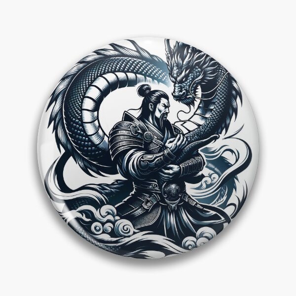 Item preview,  Samurai Lunar Dragon designed and sold by VividDripCo.