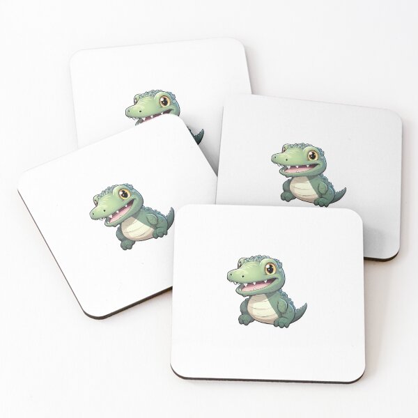 Item preview, Crocodile Kawaii African Animal Inspired Art and Stickers designed and sold by CDC40.