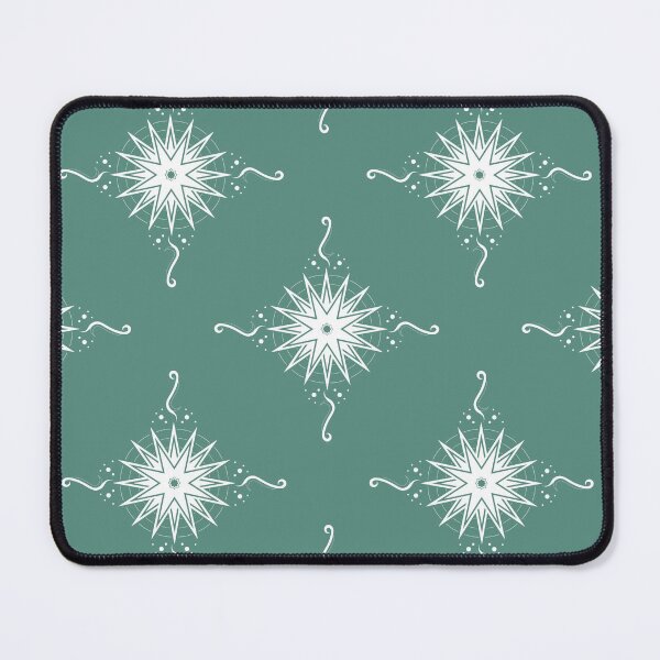 Item preview, White Stars and Ribbons on Green Co-ordinate designed and sold by KathyLav.