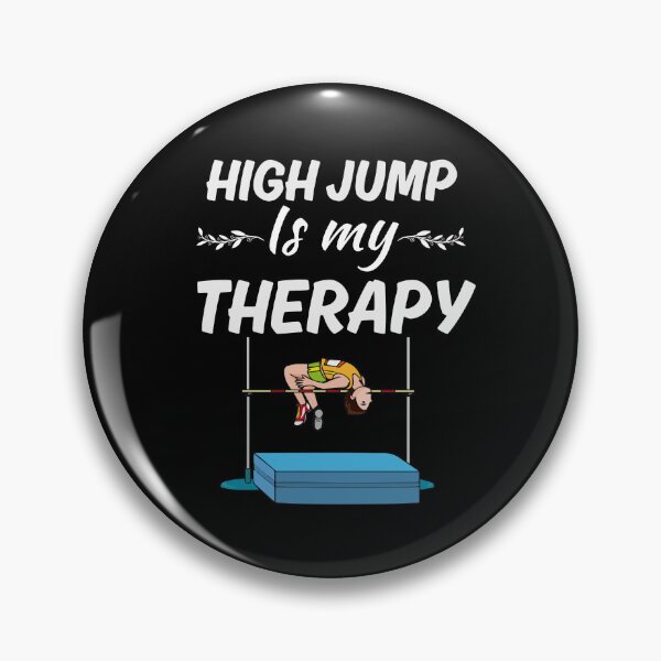 Item preview, High jump is my therapy, high jumper sport fan saying designed and sold by NBSStore.