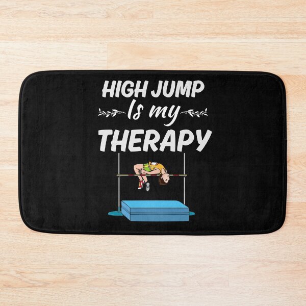 Item preview, High jump is my therapy, high jumper sport fan saying designed and sold by NBSStore.