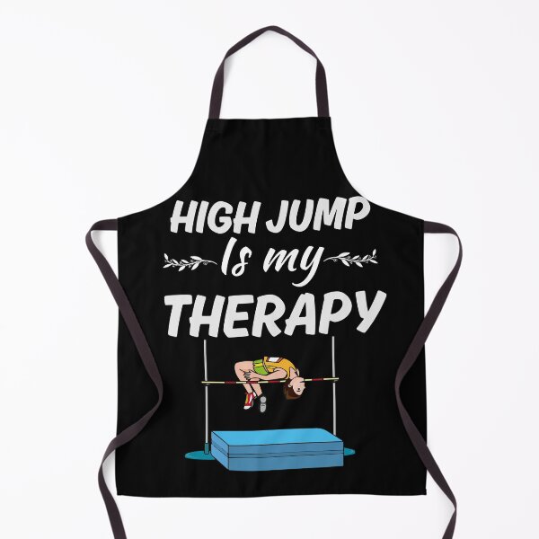 Item preview, High jump is my therapy, high jumper sport fan saying designed and sold by NBSStore.