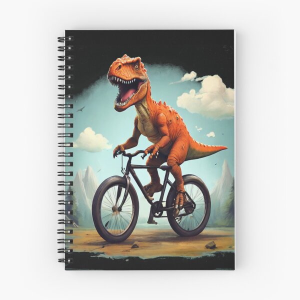 Item preview, Dino on Two Wheels funny t-shirts  designed and sold by Vnosdesign.