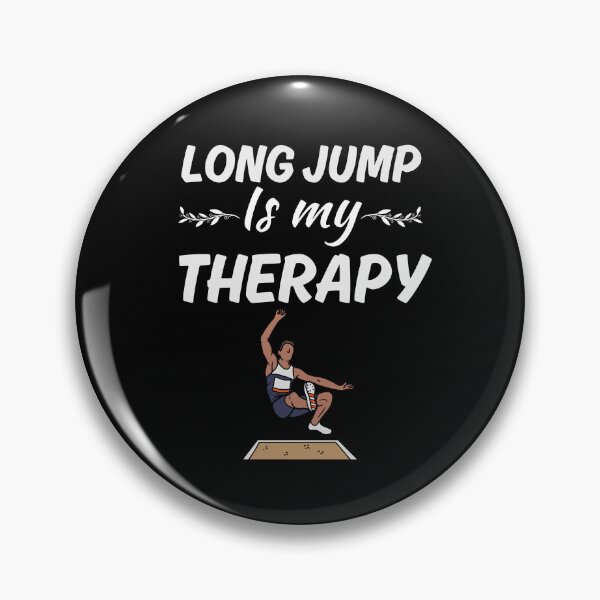 Item preview, Long jump is my therapy, long jumper sport fan saying designed and sold by NBSStore.