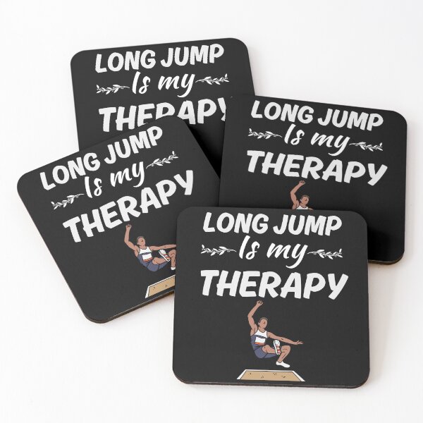 Item preview, Long jump is my therapy, long jumper sport fan saying designed and sold by NBSStore.