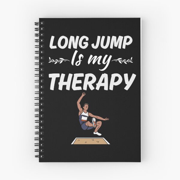 Item preview, Long jump is my therapy, long jumper sport fan saying designed and sold by NBSStore.