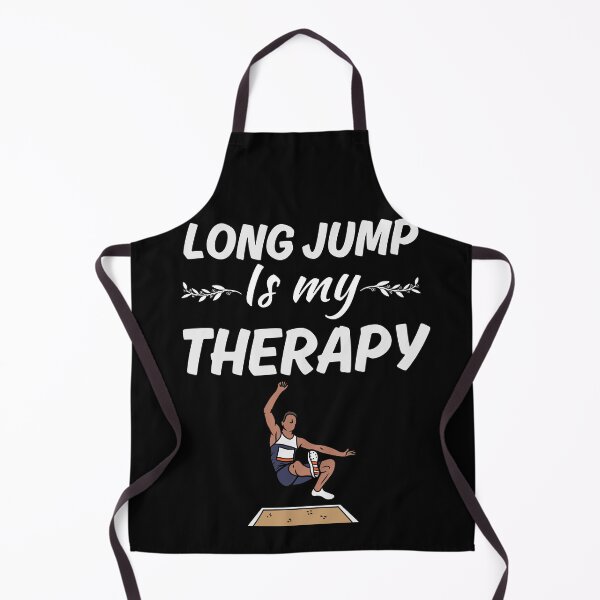 Item preview, Long jump is my therapy, long jumper sport fan saying designed and sold by NBSStore.