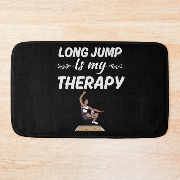 Item preview, Long jump is my therapy, long jumper sport fan saying designed and sold by NBSStore.
