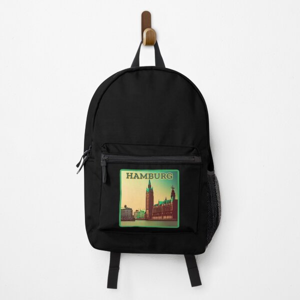Item preview, Architectural landscape of Hamburg, germany. Retro Hamburg travel design. designed and sold by Unitepeople.
