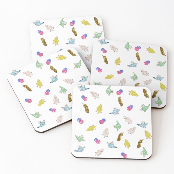Item preview, Parakeet Budgie Pattern Millet Toys designed and sold by PinkSugarPets.