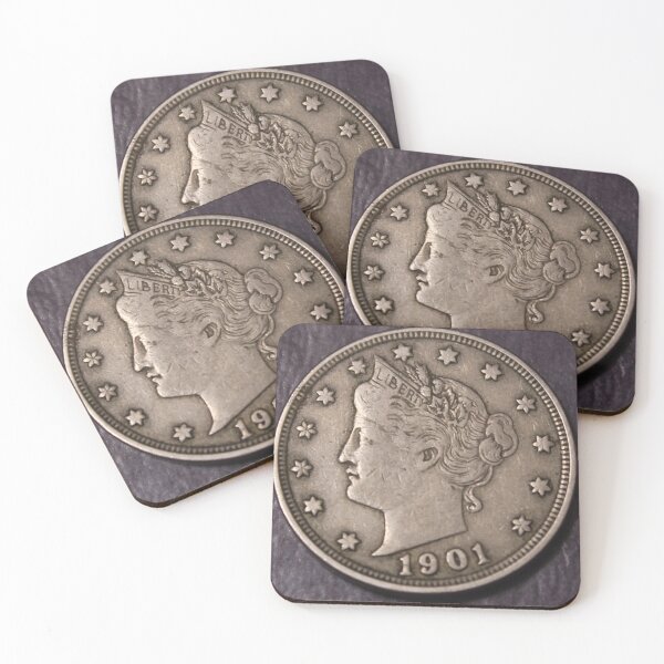 Item preview, 1901 Liberty Nickel XF designed and sold by coinsxcrochet.